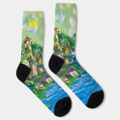 I Love HK ソックス (右)