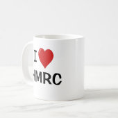 I Love HMRC – 税は私の人生である – 税おもしろい引用文 コーヒーマグカップ (正面左)