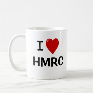 I Love HMRC – 税は私の人生である – 税おもしろい引用文 コーヒーマグカップ