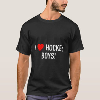 I Love Hockey Novelty Fun Style Tシャツ