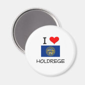 I Love Holdrege Nebraska マグネット (正面/裏面)