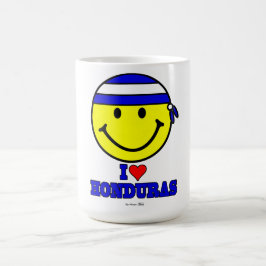 I LOVE HONDURAS  コーヒーマグカップ