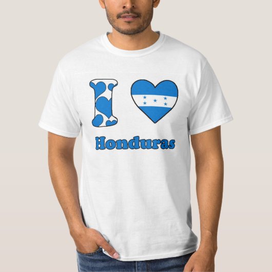 I love Honduras Tシャツ (正面)