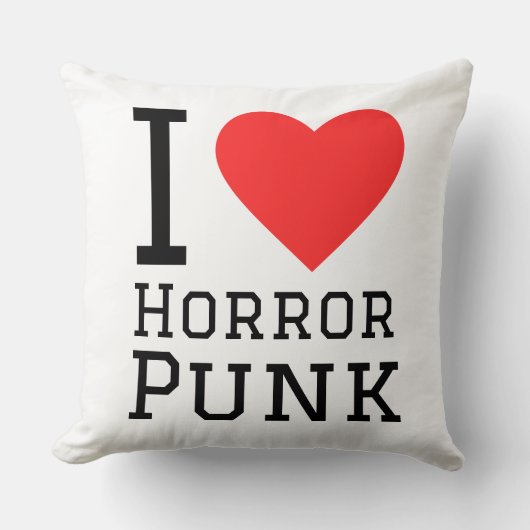 I love horror punk クッション (正面)
