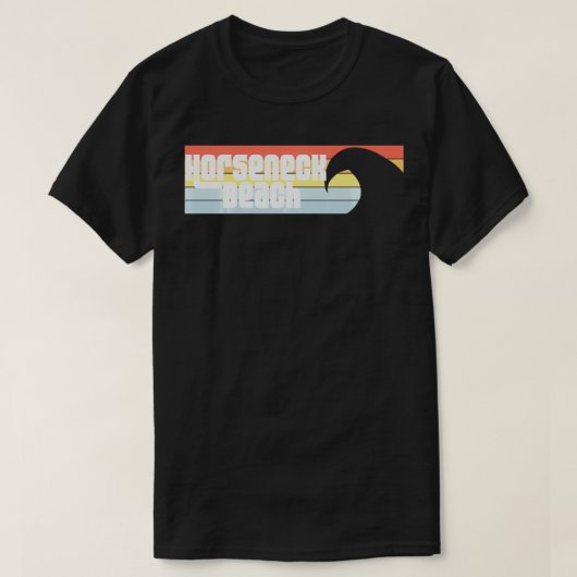 I Love Horseneck Beach Massachusetts MA Beach Wave Tシャツ (デザイン正面)