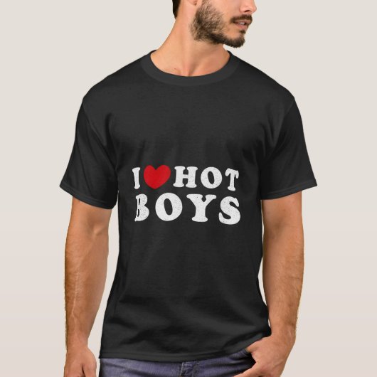 I Love Hot I He Hot Tシャツ (正面)