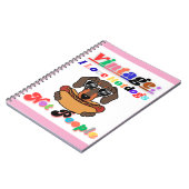 I Love Hotdogs,not People  ノートブック (左側)