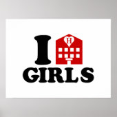 I Love Hotel Girls ポスター (正面)
