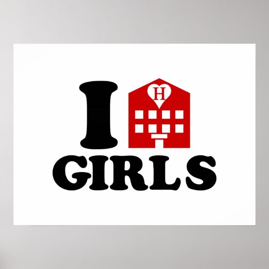 I Love Hotel Girls ポスター (正面)