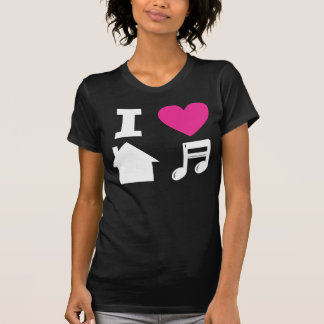 I love house music tシャツ