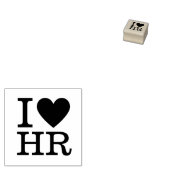 I Love HR ❤️ – 人事部 ラバースタンプ (押印)
