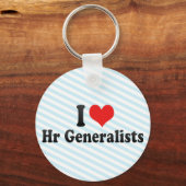 I Love Hr Generalists キーホルダー (正面)