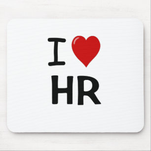 I Love HR Gift Iハート人事引用文 マウスパッド
