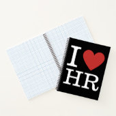 I Love HR ❤️ - HR Department ノートブック (内部)