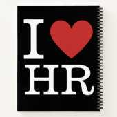 I Love HR ❤️ - HR Department ノートブック (裏面)