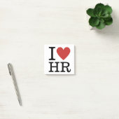 I Love HR ❤️ - HR Department ポストイット (オフィス)