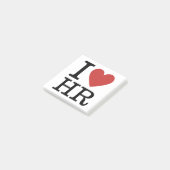 I Love HR ❤️ - HR Department ポストイット (アングル)