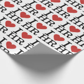 I Love HR ❤️ - HR Department ラッピングペーパー (角)