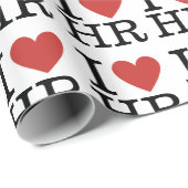 I Love HR ❤️ - HR Department ラッピングペーパー (ロールコーナー)