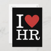 I Love HR ❤️ - HR Department - Greeting Card シーズンポストカード (正面/裏面)