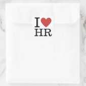 I Love HR ❤️ - HR Department STICKERS スクエアシール (バッグ)