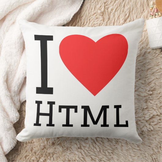 I love html クッション (ブランケット)