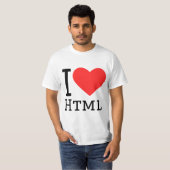 I love html tシャツ (正面フル)