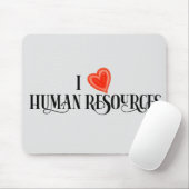 『I Love Human Resources』HRギフト·オフィス マウスパッド (マウス)