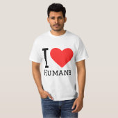 I love humans tシャツ (正面フル)