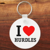 I Love Hurdles キーホルダー (正面)