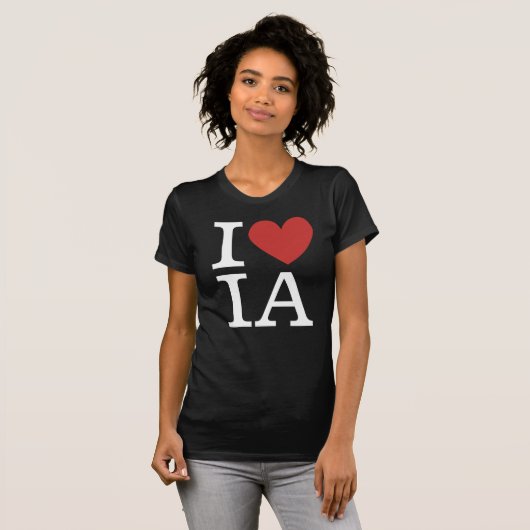 I ❤️ Love IA – 内部監査部門 –  Tシャツ (正面フル)