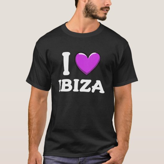 I Love Ibiza Spain_1 Tシャツ (正面)