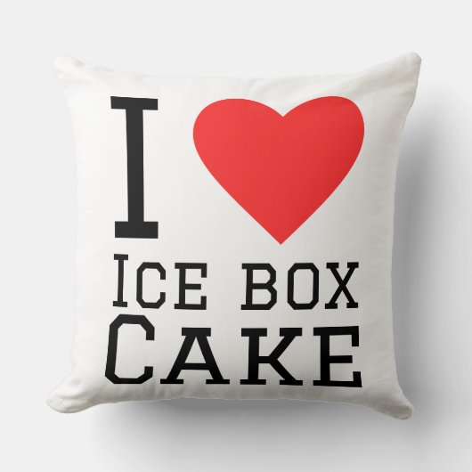 I love ice box cake クッション (正面)
