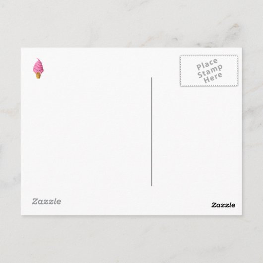 I love Ice Cream ポストカード (裏面)