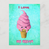 I love Ice Cream ポストカード (正面)