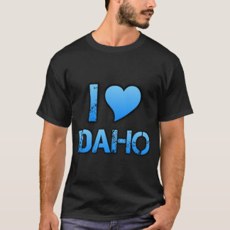 I Love Idaho Skate Style Tシャツ