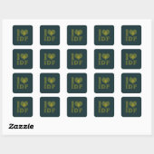 I Love IDF – イスラエル国防軍 スクエアシール (シート)