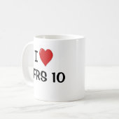 I Love IFRS 10連結財務諸表 コーヒーマグカップ (正面左)