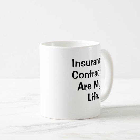I Love IFRS 17 Insurance Contracts Life引用文 コーヒーマグカップ (正面右)