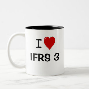 I Love IFRS 3ビジネスの組み合わせ引用文 ツートーンマグカップ