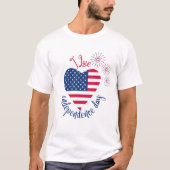 I love independence day tシャツ (正面)