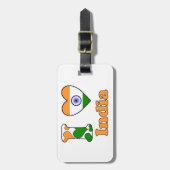 I love India ラゲッジタグ (正面縦)