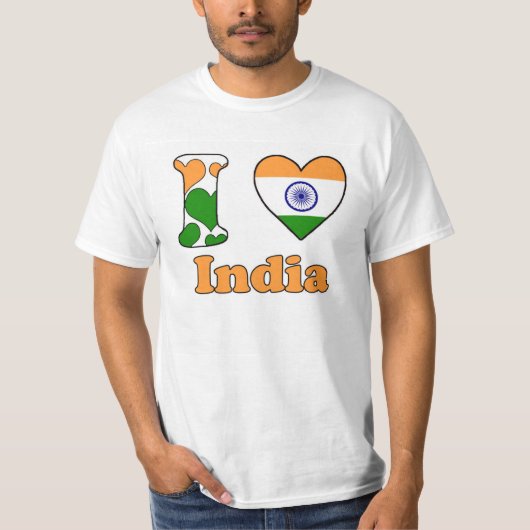 I love India Tシャツ (正面)