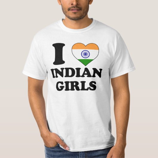 I love Indian Girls Tシャツ (正面)