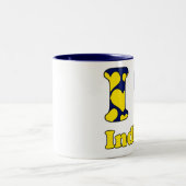I love Indiana ツートーンマグカップ (中央)