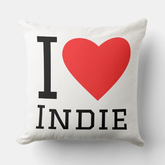 I love indie クッション (正面)