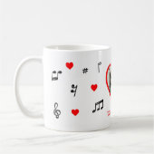 I Love Indigo Girlsバージョン2 コーヒーマグカップ (左)