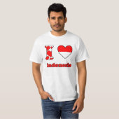 I love Indonesia Tシャツ (正面フル)