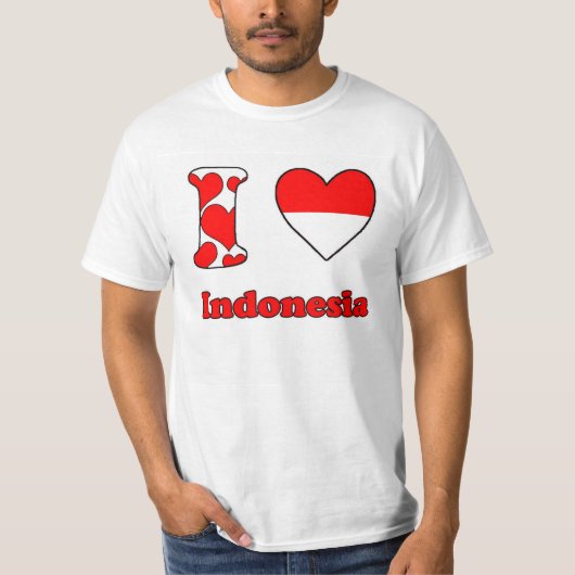 I love Indonesia Tシャツ (正面)