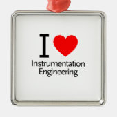 I Love Instrumentationエンジニアリング メタルオーナメント (正面)